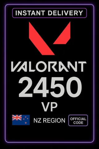 Valorant 2450 VP - Riot Key - NEW ZEALAND