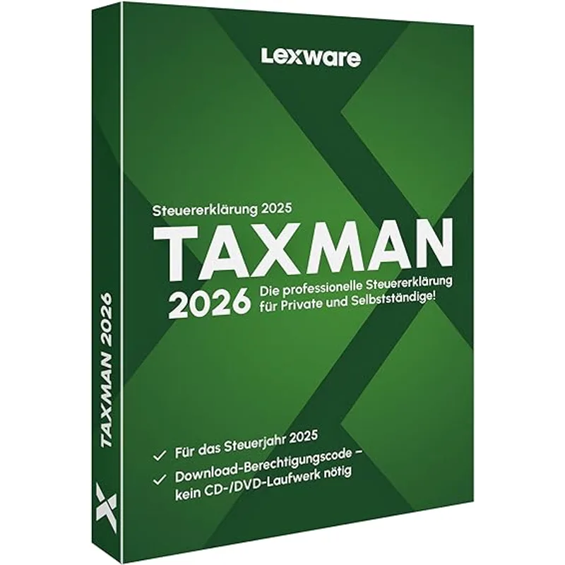 Lexware TAXMAN 2026 (Steuerjahr 2025)