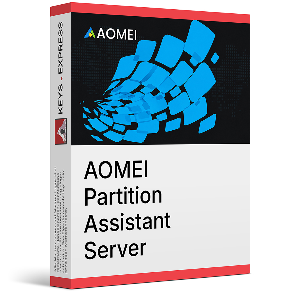 AOMEI Partition Assistant Server 2D/Lifetime + Upgrades Key (Europe)