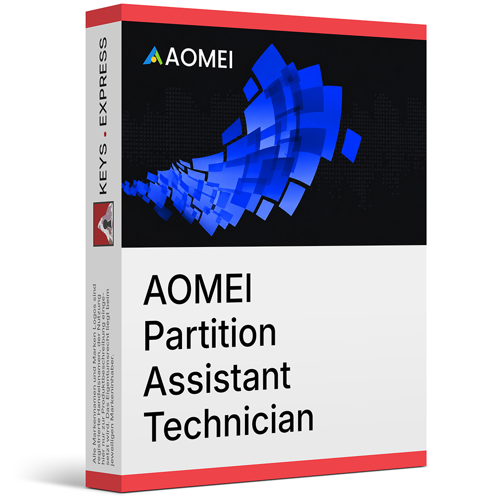 AOMEI Partition Assistant Technician unlimited unlimited S+D/1Y Key (Europe)
