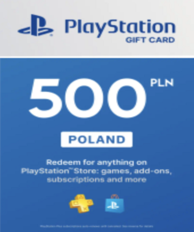 Playstation Network Card (PSN) 500 PLN (Poland)