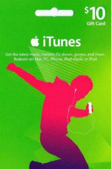 Apple iTunes Gift Card 10 USD (US)