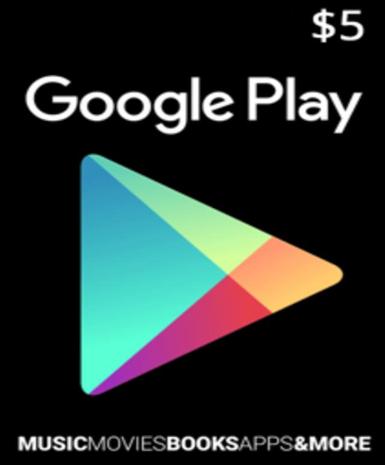 Google Play Gift Card 5 USD (NA)