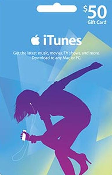 Apple iTunes Gift Card 50 USD (US)