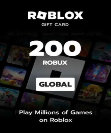 Roblox 200 Robux (Gift Card)