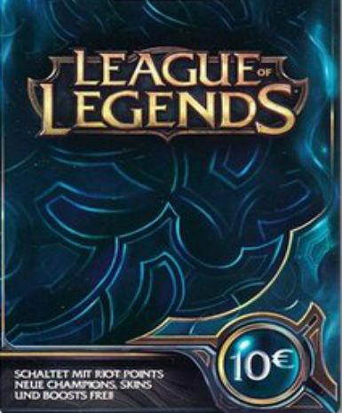 League of Legends 10 EUR (Gift Card) (EU WEST)
