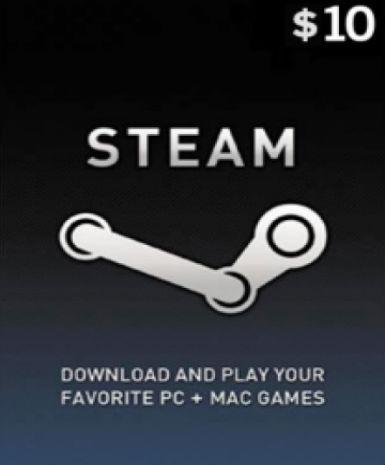 Steam Gift Card 10 USD