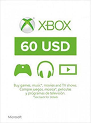 XBOX Gift Card 60 USD (US)