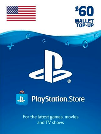 Playstation Network Card (PSN) 60 USD (US)