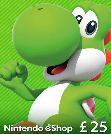 Nintendo Gift Card 25 GBP (UK)