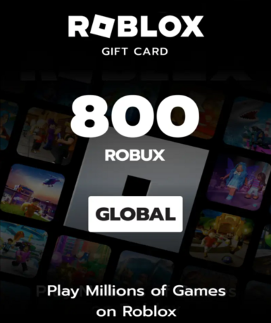 Roblox 800 Robux (Gift Card)
