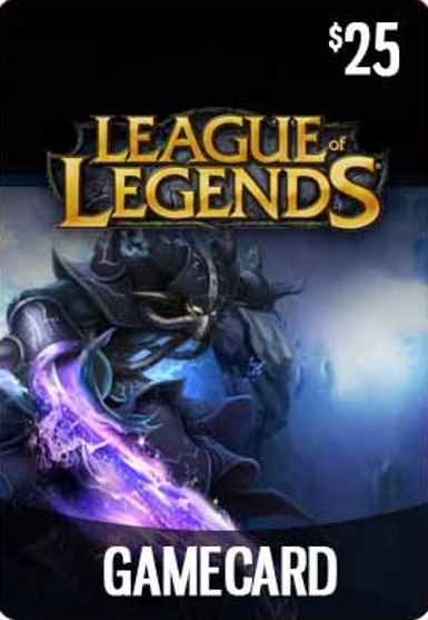 League of Legends 25 USD (Gift Card)