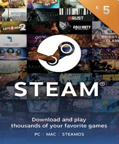 Steam Gift Card 5 EUR