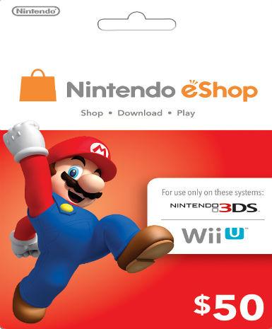 Nintendo Gift Card 50 USD (US)