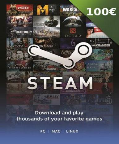 Steam Gift Card 100 EUR