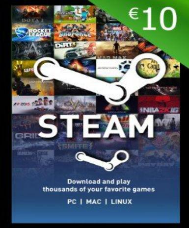 Steam Gift Card 10 EUR