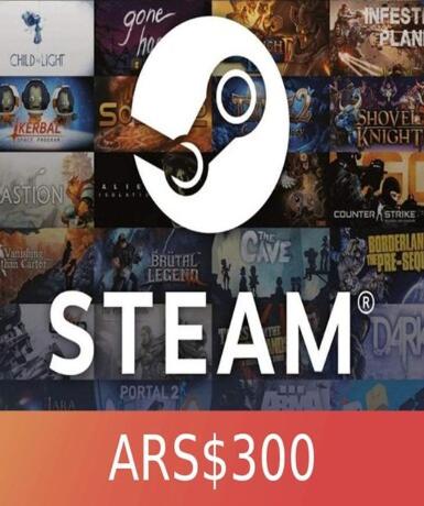 Steam Gift Card 300 ARS (AR)