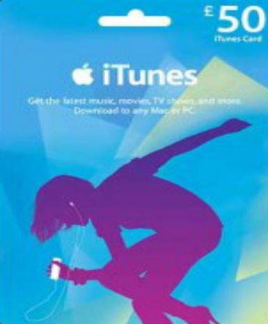 Apple iTunes Gift Card 50 GBP (UK)