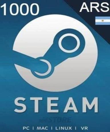 Steam Gift Card 1000 ARS (AR)
