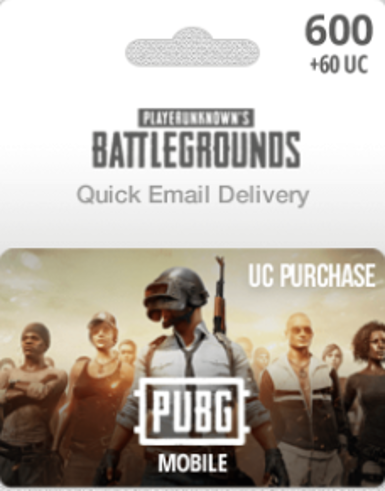 PUBG Mobile 600 + 60 UC