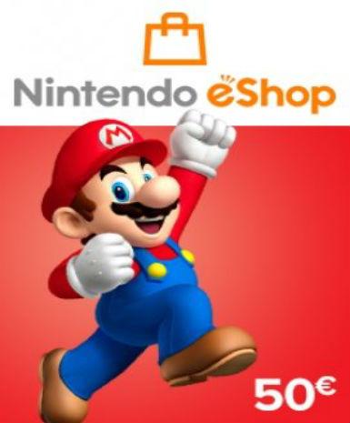Nintendo Gift Card 50 EUR (EU)