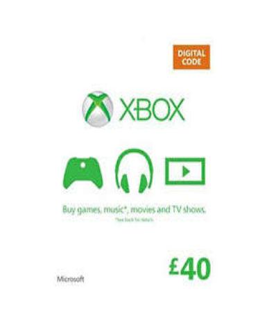 XBOX Gift Card 40 GBP (UK)