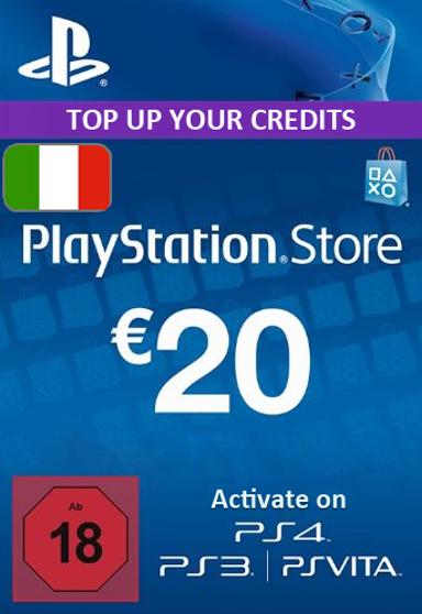 Playstation Network Card (PSN) 20 EUR (Italy)