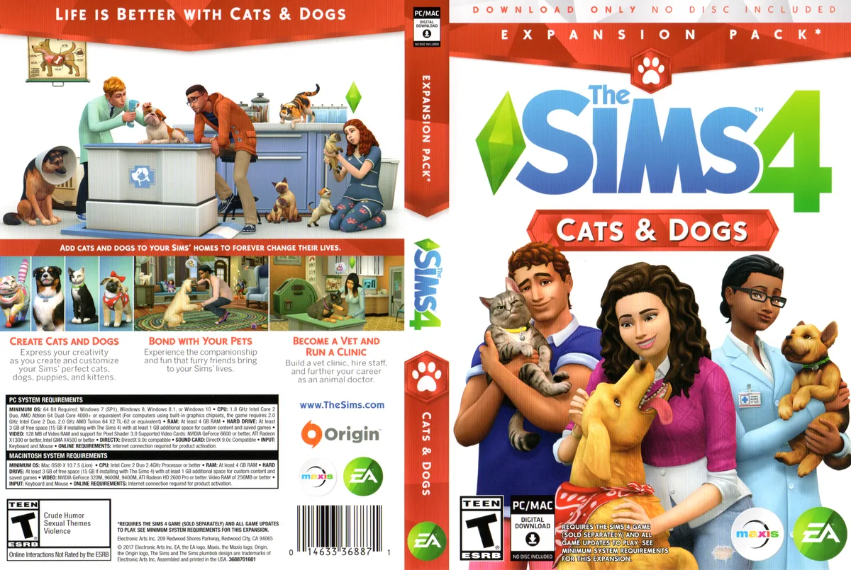The Sims 4: Cats & Dogs