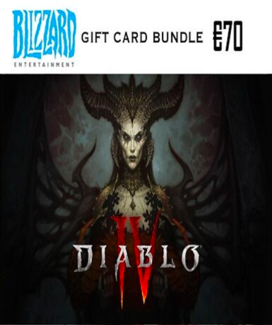 Diablo IV / Diablo 4 - 70 EUR Battle.net Gift Card Bundle (EU)