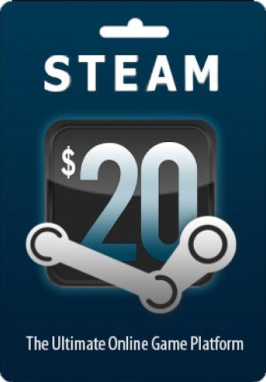 Steam Gift Card 20 USD