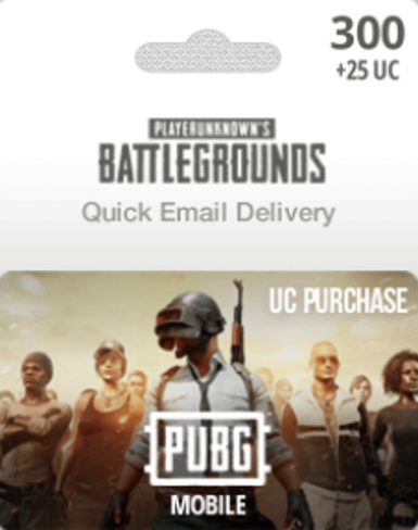 PUBG Mobile 300 + 25 UC