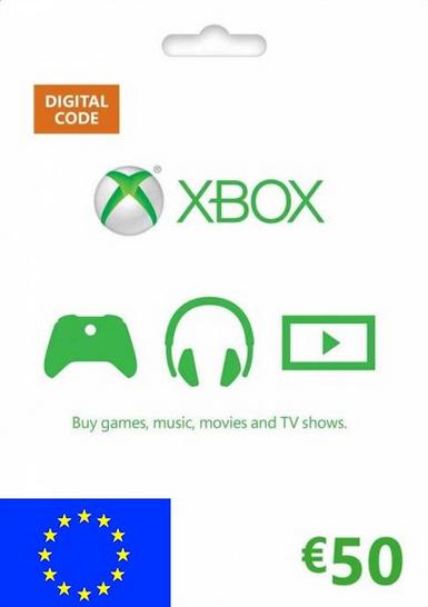 XBOX Gift Card 50 EUR (EU)