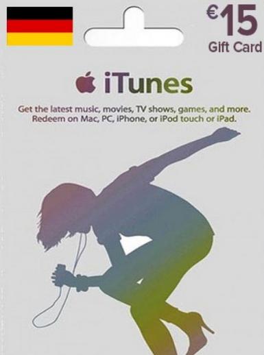 Apple iTunes Gift Card ‎15 EUR (Germany)