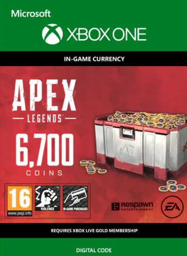 APEX Legends: 6700 Coins (Xbox One)