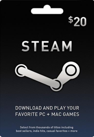 Steam Gift Card 20 EUR