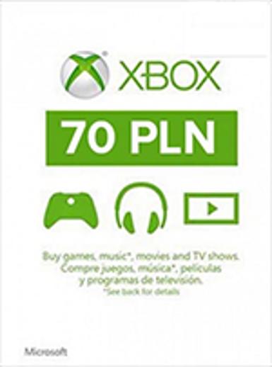 XBOX Gift Card 70 PLN (Poland)