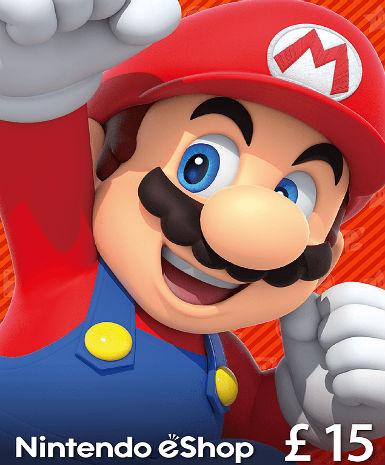 Nintendo Gift Card 15 GBP (UK)