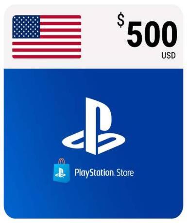 Playstation Network Card (PSN) 500 USD (US)