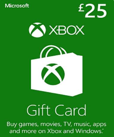 XBOX Gift Card 25 GBP (UK)
