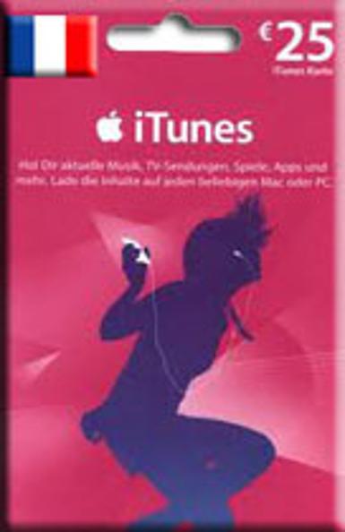 Apple iTunes Gift Card 25 EUR (France)