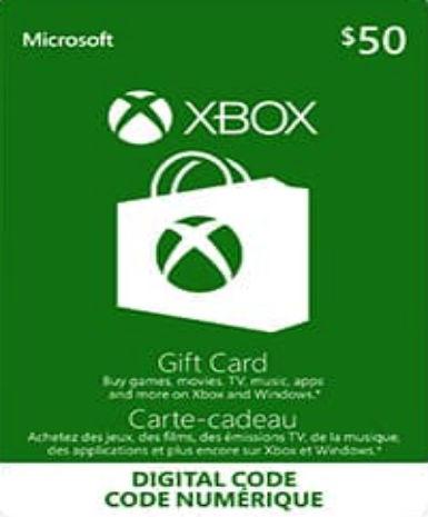 XBOX Gift Card 50 CAD (Canada)