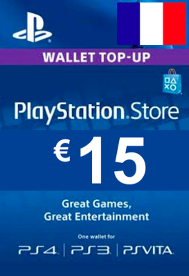 Playstation Network Card (PSN) 15 EUR (France)