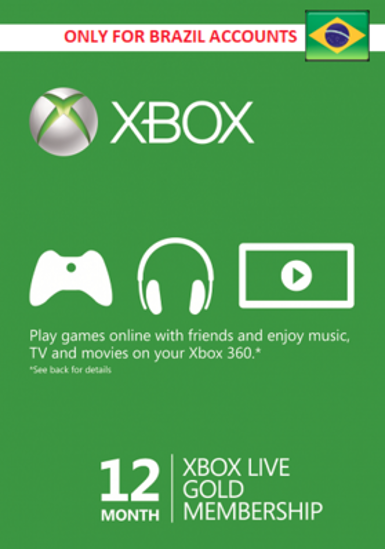 Xbox Game Pass Core 12 Months (Brazil)