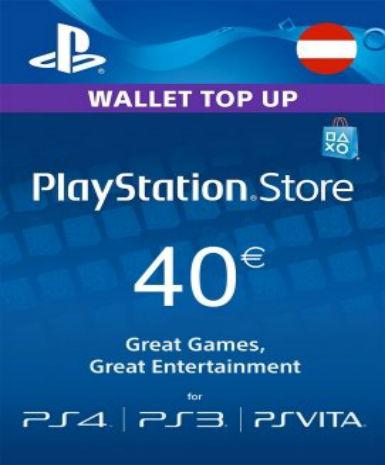 Playstation Network Card (PSN) 40 EUR (Austria)