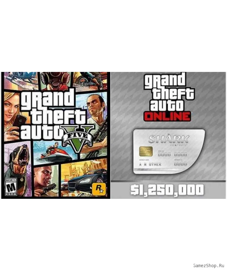 Grand Theft Auto V GTA V & Great White Shark Cash Card