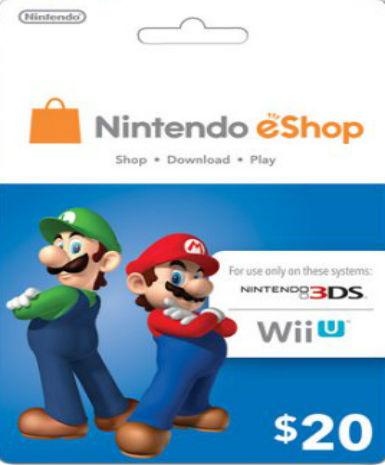 Nintendo Gift Card 20 USD (US)