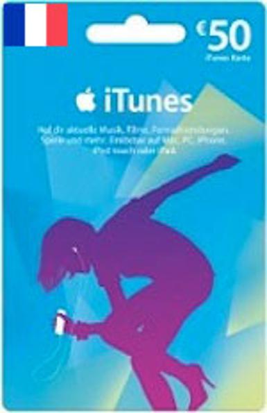 Apple iTunes Gift Card 50 EUR (France)