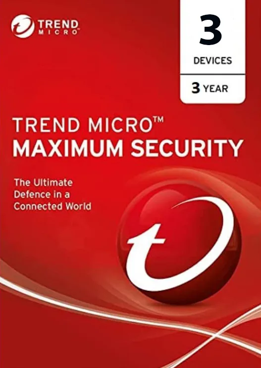 Trend Micro Maximum Security 3 Devices 3 Years - Trend Micro Key - GLOBAL