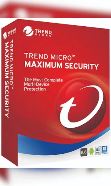 Trend Micro Maximum Security 5 Devices 3 Years - Trend Micro Key - GLOBAL