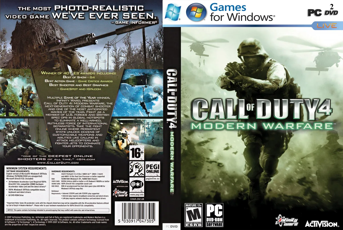 Call of Duty 4: Modern Warfare (PC) - Microsoft Store Key - EUROPE